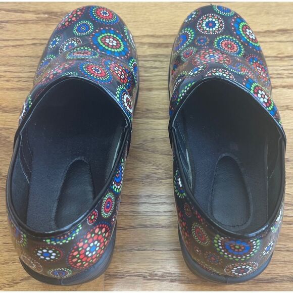 Women’s Patent Clogs Slip On Colorful Shoes Srub Shoes Size 7.5 - Picture 7 of 10